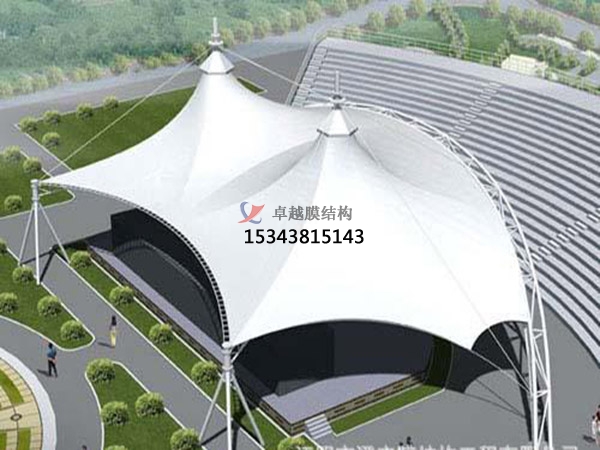 梧州膜結(jié)構(gòu)雨棚工程設計施工案例 　　