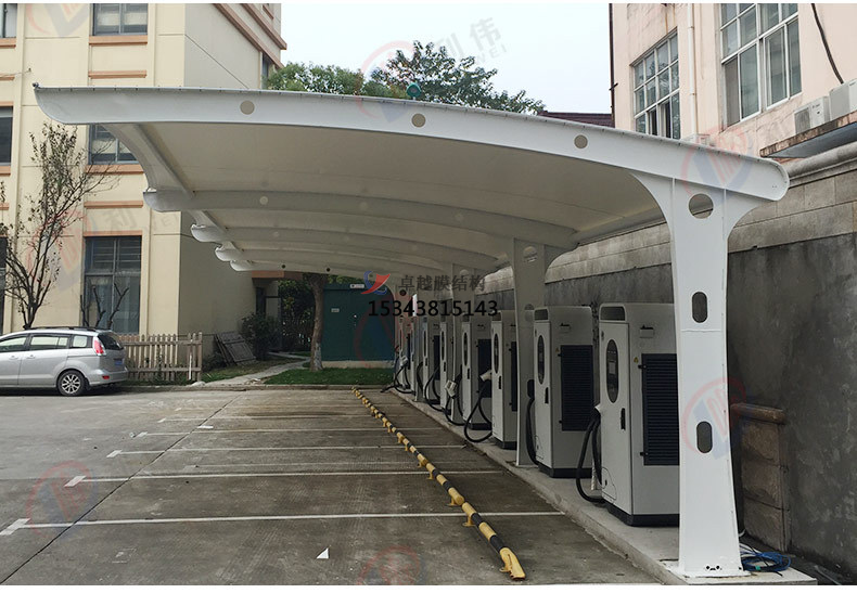 新鄉(xiāng)電動車充電膜結構遮陽棚生產廠家